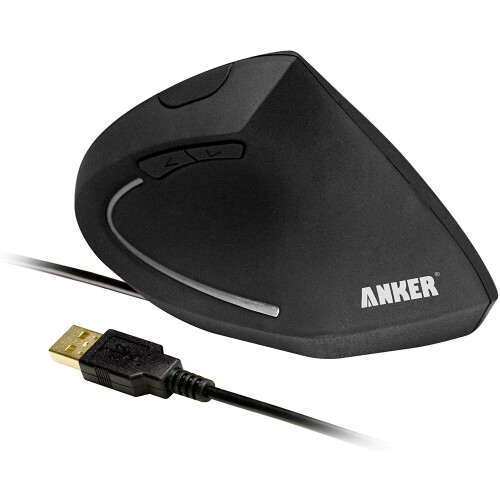 Anker Anker Ergonomic Optical USB Wired Vertical Mouse 1000 / 1600 DPI 5 Buttons 1