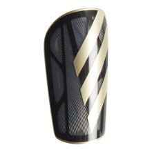 (XL, Black/Gold) Adidas Unisex Adult League 3 Stripes Shin Guards