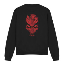 (L, Black) Marvel Unisex Adult Webhead Sweatshirt