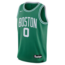 (M, Green) Nike Mens Icon Boston Sleeveless Basketball Jersey