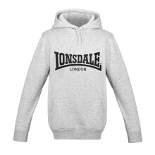 (XXL, Grey Marl) Lonsdale Mens Essential Oth Hoodie