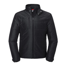 (S, Black) Russell Mens Cross Padded Jacket