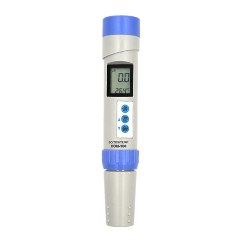 Professional COM-100 EC Analyzer TDS Meter Temp Tester with Automatic Calibration and Data Hold Measurement