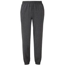 (2XL, Dark Heather) Fruit Of The Loom Mens Elasticated Cuff Jog Pants / Jogging Bottoms