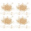 Gourd Crochets ÉPingles de Sûreté En Forme de Calebasse Swing Tag 400 Pcs Gold Tone 1