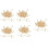 Gourd Crochets Épingles de Sûreté En Forme de Calebasse Swing Tag 500 Pcs Gold Tone 1