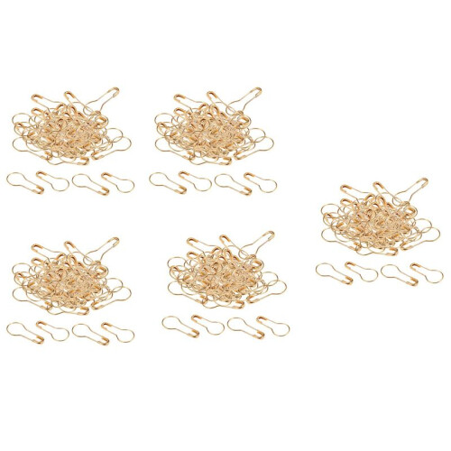 Gourd Crochets Épingles de Sûreté En Forme de Calebasse Swing Tag 500 Pcs Gold Tone