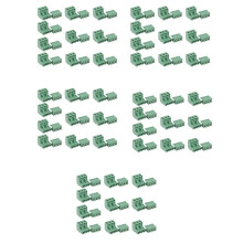 50 Stueck 5.08mm Pitch 3Pin Stecker-in Schraube Pcb Anschluss Block Steckverbinder Rechter Winkel