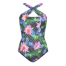 (8 UK, Multicoloured) Zoggs Womens/Ladies Mystique All-Over Print One Piece Swimsuit