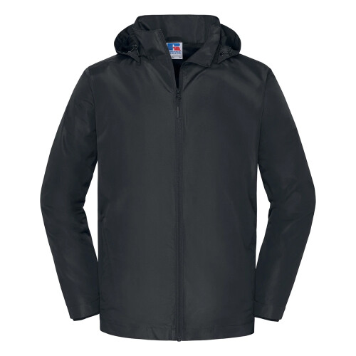 Russell (M, Black) Russell Mens Essential All Weather Shell Jacket