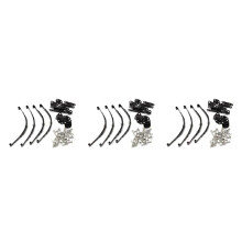12 Stücke 1/10 Blatt Federn Set HighLift Chassis für 1/10 D90 RC Crawler Auto Teile Schwarz