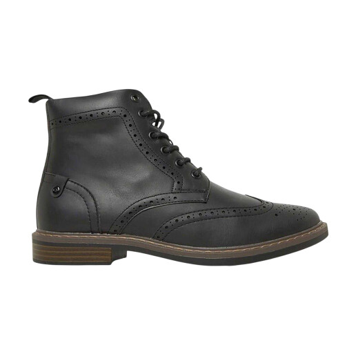 (10 UK, Black) Nicholas Deakins Mens Deaks Trigger Ankle Boots