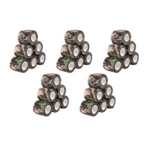 30 Rolle Camouflage Band Frisch Halte Folie Wrap Camo Stretch Verband Selbst Klebendes Tape für Camping Jagd Fahrrad Teleskop