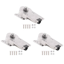 3X Alliage 7 Pouces Land Surfboard Skateboard Support Base Noir C7 Bridge Spring Bracket, Argent
