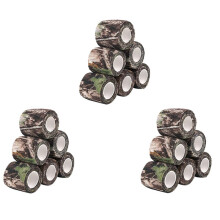 Ruban de Camouflage à 18 Rouleaux, étendre la Portée, Bande Auto-Adhésive de Bandage Extensible de Camouflage