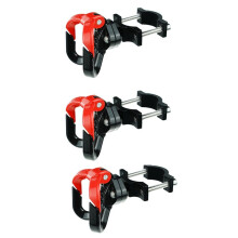 3X Scooter électrique Le Sacs En Aluminium Crochet Double pour Max G30 Cintre de Scooter Griffe de Gadget Rouge