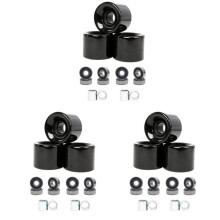 Pack de 12 Roues de Skate 60mm + ABEC-9 Bearing Steel et Spacers Wheels