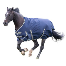 (5' 6", Navy) Gallop Trojan Standard-Neck Duraproof 300g Horse Turnout Rug