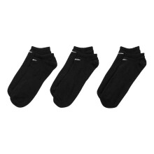 (5 UK-8 UK, Black) Nike Mens No-Show Socks (Pack of 3)