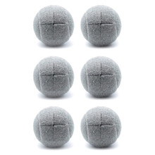 Lot de 6 Balles de Tennis Prédécoupées pour Pieds de Meubles et Protection de , Revêtement En Feutre Résistant et Durable, Gris
