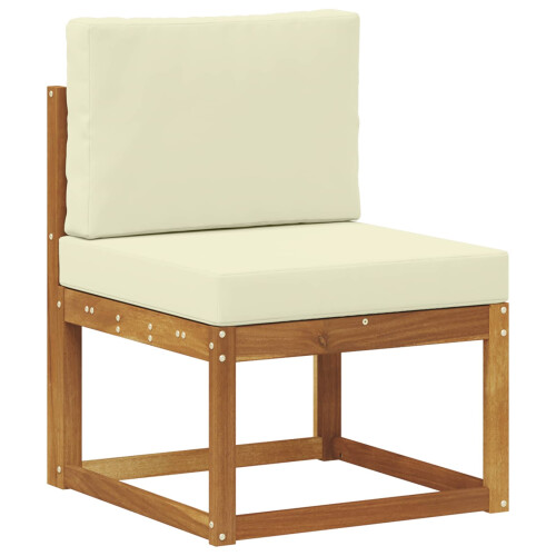 VidaXL vidaXL Outdoor-Sofagarnitur 5 stk. Natur und Creme Polyester 2