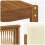 VidaXL vidaXL Outdoor-Sofagarnitur 5 stk. Natur und Creme Polyester 5