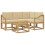 VidaXL vidaXL Outdoor-Sofagarnitur 5 stk. Weiß und Beige 2