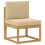 VidaXL vidaXL Outdoor-Sofagarnitur 5 stk. Weiß und Beige 3