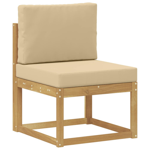 VidaXL vidaXL Outdoor-Sofagarnitur 5 stk. Weiß und Beige 2