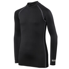 (SY-MY, Black) Rhino Childrens Boys Long Sleeve Thermal Underwear Base Layer Vest Top