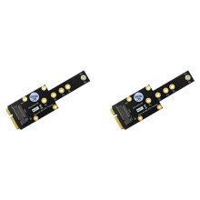 2X MSATA-auf-M.2-Key-B-Adapter M.2-SSD-auf-MSATA-Adapter MSATA-auf-M.2-Key-B-SSD-Adapter