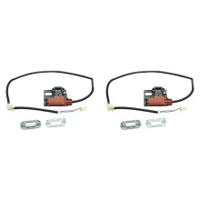 2X W10404050 W10238287 Deckelschloss für -Waschmaschine, Kompatibel mit AP5263307 PS3497627 W10744659