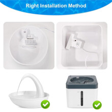 48X T-Förmige Filter, Ersatzfilter für Trinkbrunnen für Haustiere, Nachfüllpackung für und Swan Pet Trinkbrunnen B