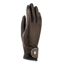 (L, Brown) Aubrion Childrens/Kids Aero Riding Gloves