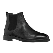 (11 UK, Black) Geox Mens Tiberio Leather Ankle Boots