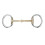 (6in, Brass) Shires Brass Jointed Horse Eggbutt Snaffle Bit 1