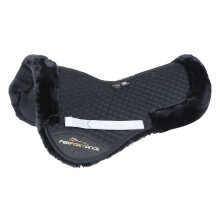 (15in - 16.5in, Black) Performance Lined Horse Half Pad