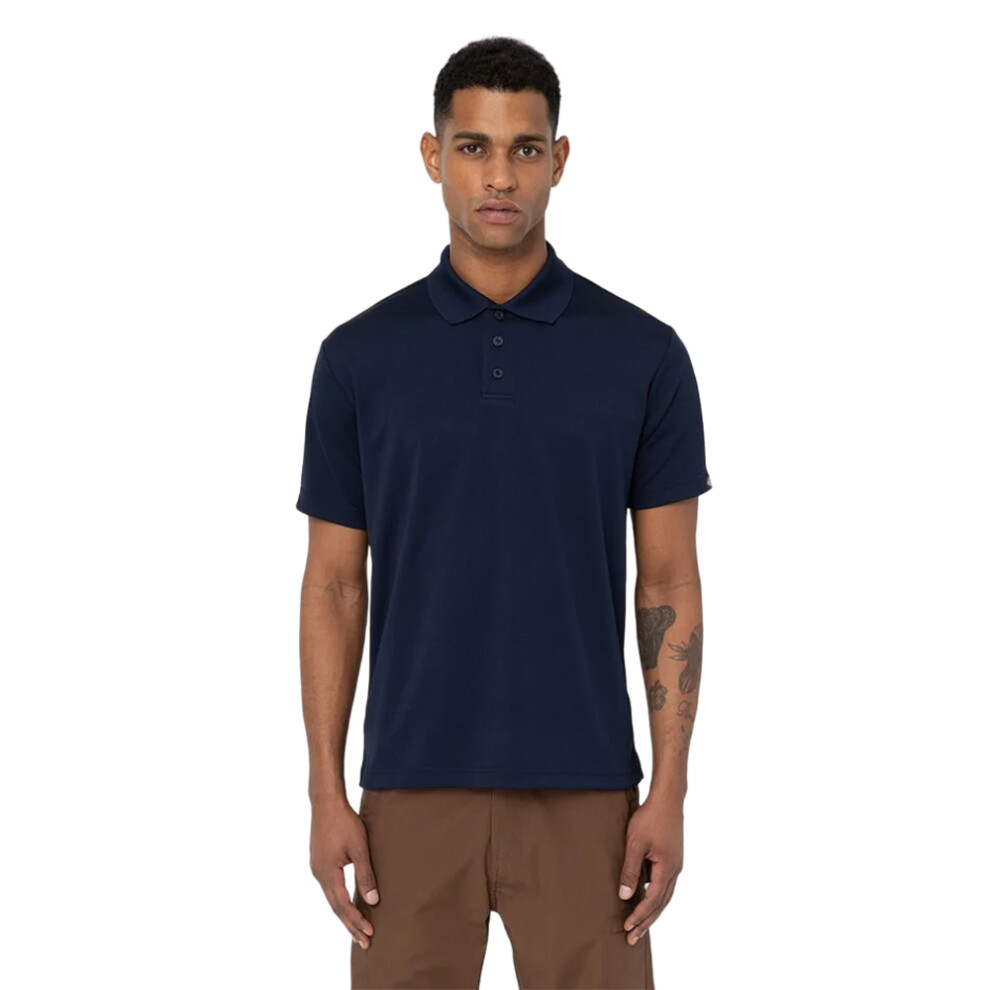 Dickies (L, Midnight Navy) Mens Everyday Polo Shirt