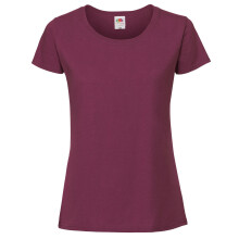 (XL, Burgundy) Fruit of the Loom Womens/Ladies Iconic 190 T-Shirt