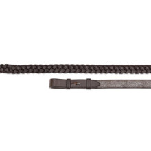 (54in x 0.6in, Havana) Aviemore Leather Horse Plaited Reins