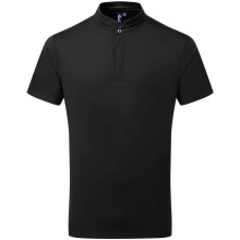 (XL, Black) Premier Mens Essential Coolchecker Short-Sleeved Chef Shirt