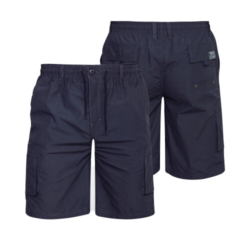 (6XL, Navy) Duke Mens D555 Nick Kingsize Cargo Shorts 2