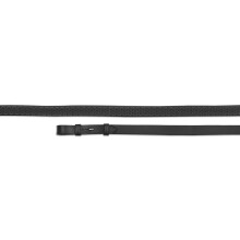 (48in x 0.5in, Black) Aviemore Soft Leather Horse Rubber Reins