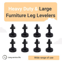 8Pcs Furniture Levelers Heavy Duty Furniture Leveling Feet Adjustable Leg Levelers for Cabinets Tables Chairs Raiser