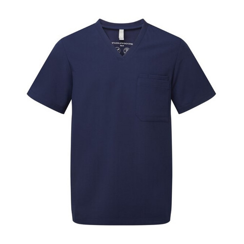 (4XL, Navy) Onna Mens Limitless Stretch Work Tunic