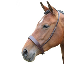 (Full, Brown) Blenheim Hunter Leather Horse Cavesson