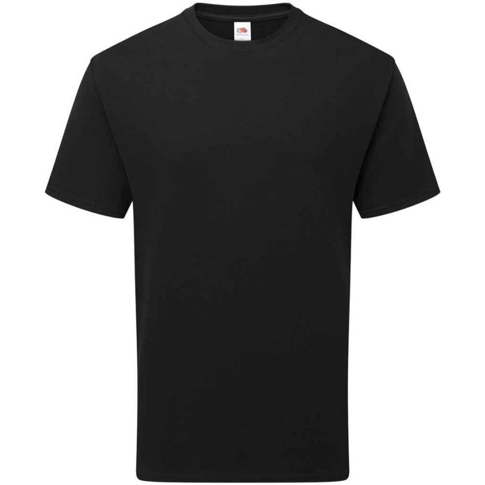 Fruit Of The Loom (M, Black) Unisex Adult Cotton T-Shirt