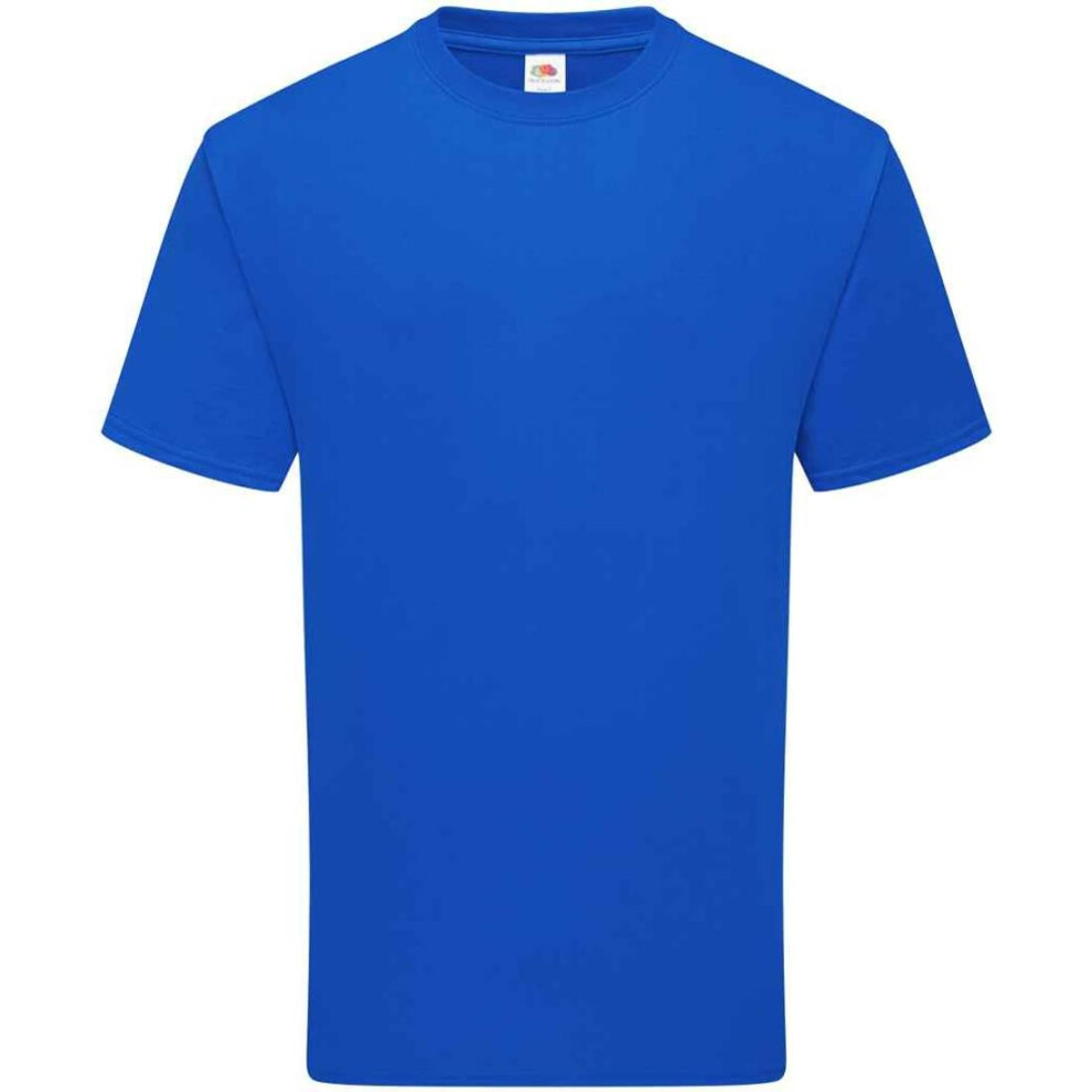 Fruit Of The Loom (S, Royal Blue) Unisex Adult Cotton T-Shirt