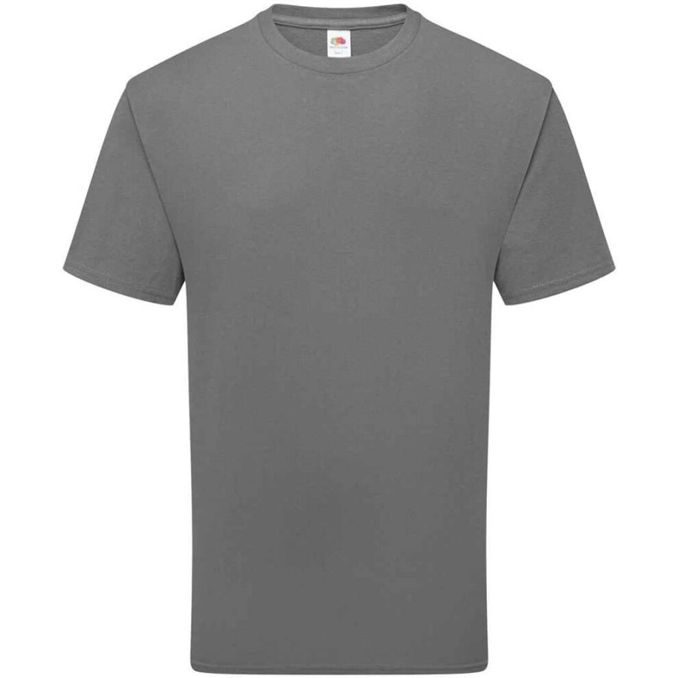 Fruit Of The Loom (3Xl, Light Graphite) Unisex Adult Cotton T-Shirt