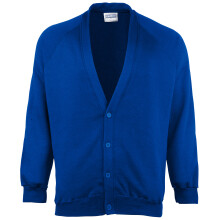 (28, Royal) Maddins Childrens Unisex Coloursure Cardigan / Schoolwear